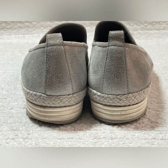 Paul Green Joaquin Espadrille in silver and gold metallic size 7.5 UK/10 US - Picture 3 of 8